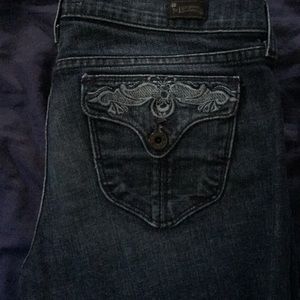 Major flare lucky jeans